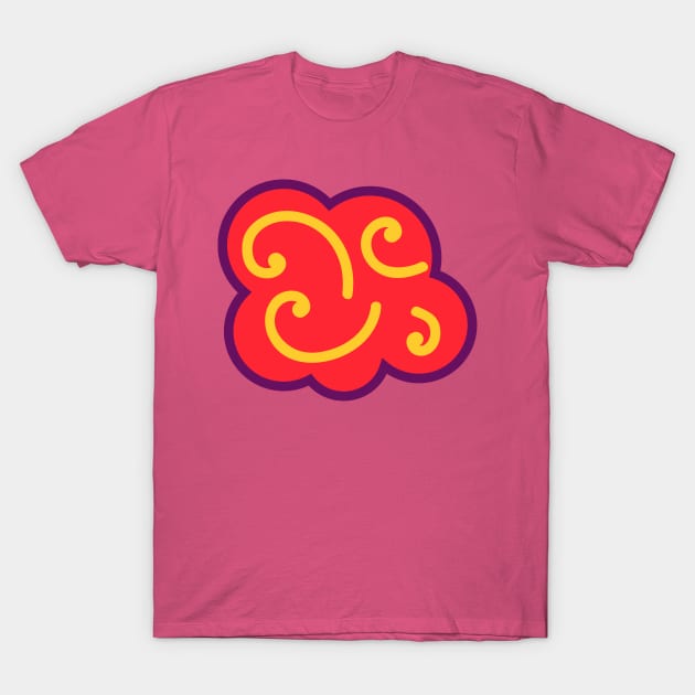 Japanese Red Cloud T-Shirt by MarylinRam18